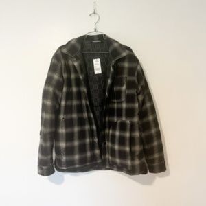 NWT Men's Hoonigan Black Grey Shadow Jacket sz L